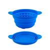 En Stock Multiusos Resistente a Altas Temperaturas Cocina Exterior Cesta de Frutas Verduras Portátil Plegable Silicona Cesta de Drenaje Lavabo para Lavar Verduras