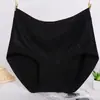 Calcinhas de renda macias de modal com cintura alta respiráveis para mulheres curvilíneas mm200 kg plus size plus size