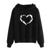 Suéter de manga larga con estampado de dibujos animados para mujer, sudadera con capucha holgada de comercio exterior europea y americana, informal, otoño e invierno, 2025