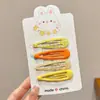 Pinza Lateral para el Cabello de Niña con Puntos de Colores Nuevo Pinza Bb para Niños Simple y Versátil Lindo Dibujo Animado Pinza para Flequillo Caramelo