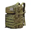 Mochila Tática Outdoor Amazon para Caminhada e Montanhismo Camping Grande Capacidade MOLLE Expansível Nova Mochila 3P