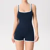 Traje de Yoga de una Pieza de Alta Gama para Mujer, Jumpsuit de Fitness y Espalda Hermosa, Cinturón Ajustado para Deportes de Baile, Almohadilla para el Pecho, Traje de Yoga Aéreo