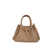 2026 Estilo Coreano Otoño Simple de Alto Valor Bolso de Hombro Único para Mujer Bolso Cruzado de Color Sólido Bolso Cruzado Tipo Cubo de Hombro Único