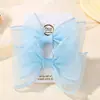 Novo Conjunto de Laços de Rede Doce da Amazon Grampo de Cabelo Infantil Grampo Lateral de Princesa para Bebê Feito à Mão 5116