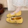 Zapatos de Mujer de Estilo Francés con Boca Poco Profunda, Nuevos para Primavera y Otoño 2026, Adecuados para Combinar con Faldas, Zapatos de Noche Suaves y Elegantes Estilo Ballet