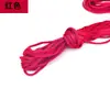 Estoque Disponível de Corda de PP, Corda de Polipropileno à Prova de Vento, Corda de Transporte Preta e Branca de 2-5mm, Corda de Puxar, Corda de Amarração, Corda de Amarração Colorida