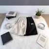 Pantalones Cortos de Verano para Hombre de Seda Helada, Sueltos, de Secado Rápido, con Caída, Estilo Americano, Marca de Moda, Pantalones Lisos Versátiles