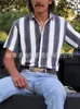 2026 Nueva Camisa Casual Deportiva para Hombre de Estilo Étnico Tribal Occidental para Exteriores y Calle de Manga Corta con Botones