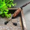 Pingente de Pérola de Nove Olhos do Xizang Corrente para Suéter Pingente Estilo Étnico Corrente para Pendurar Colar de Ágata do Xizang Fornecimento para Live do Taobao