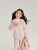 2024 Nuevo Traje Cálido Holgado de Otoño e Invierno Pudín Haru Girls Otoño Chaqueta con Capucha Pantalones Casuales Conjunto de Dos Piezas