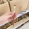 Pincel de Pelo de Lobo Amarillo Puro para Aplicación Detallada de Sombra de Ojos, Pincel de Pelo Animal de Cangzhou para Iluminar y Profundizar la Sombra de Ojos