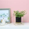 Soporte metálico maceta moderno minimalista maceta planta verde arreglo floral Arte personalidad decoración hogar sala de estar