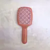Peine de Costillas Hueco para Cabello Liso Sin Enredos, Peine Masajeador para Hombres y Mujeres, Peine para el Cuidado del Cabello para Dar Volumen y Crear Volumen Alto en la Coronilla