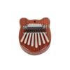 Mini Colgante Kalimba de Pulgar de 8 Tonos Madera Maciza Cristal Transparente Colgante Kalimba Productos Populares Transfronterizos