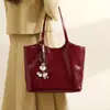 Bolsa de Mano Qiuyang Té Cálido para Mujer 2025 Nueva Gran Capacidad Bolsa para Mamá Viaje Retro Portátil Bolso de Hombro