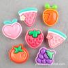 Funda para Teléfono Móvil Sandía Crema Pegamento Accesorios Fresa DIY Agujero Accesorios de Resina Venta al por Mayor Piña Fruta Hebilla de Zapato Adornos