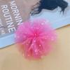 Tela circular de gasa de doble capa de 10 cm, hecha a mano, para tocados, zapatos, sombreros de flores, tocados, ropa, horquillas, diademas, accesorios DIY