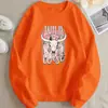 Sudadera Casual de Cuello Redondo para Mujer con Calavera, Talla Europea Transfronteriza