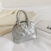 Bolso Infantil Estilo Coreano 2025 Otoño e Invierno Nuevo Bolso de Hombro Lindo Mini Bolso Shell Acolchado Moderno Bolso de Accesorios Diagonal