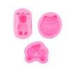 Molde de silicona para jabón hecho a mano de gato, hueso de perro, pez dorado para hornear DIY, molde de yeso para aromaterapia hecho a mano, fondant