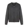 Cárdigan de punto con solapa para hombre Otoño e Invierno Nuevo Color Sólido Cálido Engrosado Cremallera Suéter Tops Casual Más Fácil de Combinar Top