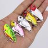 Weihe Sports Señuelo de Pesca Luya Metal Tease/Bou Vib 7.5G12G Señuelo Duro de Lentejuelas de Largo Alcance Anzuelo con Surco de Sangre Equipo de Pesca