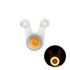 Luz LED de advertencia para camping al aire libre, luz ambiental decorativa para toldo de tienda, luz colgante anti-tropiezo para cuerda de viento, luz de señal de seguridad