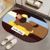 Alfombrillas Antideslizantes Personalizadas para Inodoro, Alfombras Resistentes a las Manchas, Felpudos para Baño, Felpudos Absorbentes de Diatomeas para Puerta de Baño