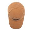 Gorra de béisbol de pana de color liso para otoño e invierno, nueva, informal, sencilla, con letras, lengua de pato, cálida y fría, para hombre y mujer