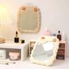 Espejo de Maquillaje de Oveja Linda de Plástico, Espejo de Princesa de Escritorio para el Hogar, Espejo de Tocador, Espejo de Pared para Estudiantes, Espejo de Belleza Transfronterizo