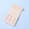 En Stock Hebilla Elástica de Extensión para Sujetador Colorida Poliéster Acero Inoxidable Ropa Interior de Sujetador para Mujer Hebilla de Tres Filas Hebilla Elástica de Extensión