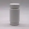 Botella de plástico de bambú sellada de 160 ml de HDPE con forro de 65 g y protección solar blanca