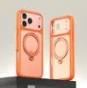 Adequado para Capa de Celular Transparente Iphone17Promax, Anti-Queda, Sucção Magnética de Furo Fino, Capa Protetora 18Pro, Novo Estilo Fosco