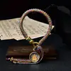 Pulsera Original Tejida a Mano con Nudo Vajra Thangka Ocho Deidades Guardianas Pulsera de Tara Verde Sala de Transmisión en Vivo