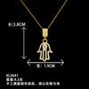 Collar para Mujer Transfronterizo Amazon Europa y América Caliente Combinación de Luna Collar Nicho Versátil Accesorios de Alta Gama