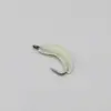 Anzol minnow riscado branco com cabeça mergulhada minhoca de pão 20mm 0,45g, conjunto de isca macia minhoca biônica, isca de caixa atacado