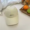 Nueva Gorra de Béisbol Estilo Coreano con Bordado de Letras Pequeñas, Adecuada para Hombres y Mujeres, Casual y Versátil, Circunferencia de Cabeza Grande, Efecto Adelgazante del Rostro, Gorra Pico de Pato