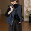 Chal Casual Versátil Artístico de Sarga de Moda Nuevo Otoño 2026 para Mujer