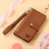 Adecuado para Funda de Teléfono iPhone 18 Pro Max, Cobertura Total Patrón de Lichi, Ranura para Tarjeta con Cremallera 16 Pro, Funda Protectora Apple 17