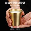 Taza de agua de doble capa de acero inoxidable 304 de estilo coreano, taza de cerveza para restaurante, taza de té, taza de bebidas, taza resistente a caídas para catering de restaurantes.