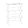 Secador de Ropa Plegable de Piso Transfronterizo Simple, Secador de Ropa Extensible y Retráctil, No Requiere Instalación, Varilla de Secado de Ropa de Tres Niveles al por Mayor