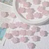 Acrílico Galvanizado Glitter Fino Flor Explosiva Contas com Furo Reto Pulseira DIY Feita à Mão Colar Acessórios de Joias Contas Soltas