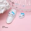 Explosiones lindo kt gato arte de uñas accesorios Sanrio kulomi hielo a través de destello fino dibujos animados usar uña diamante accesorios al por mayor