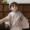 Colete Acolchoado para Bebê Menina Roupa Externa Outono e Inverno 2026 Penugem de Pato Branco Jaqueta Acolchoada para Bebê Tipo Colete a