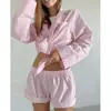 Cardigan Casual Aliexpress Transfronteiriço 2025 Conjunto de Duas Peças Solto Tamanho Grande Amazon Terno Xadrez para Primavera e Outono para Mulheres