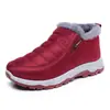 2025 Novo Inverno Transfronteiriço Tamanho Grande Botas de Neve Masculinas e Femininas Outdoor Solado Macio Slip-On Forrado com Lã Espessas Cano Baixo Botas de Algodão