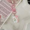 Llavero rosa variado Kt con bonito colgante de dibujos animados para chica, accesorio para pareja o novia, regalo.