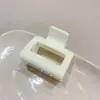 Pinza para el Cabello de Acrílico con Forma de Cuadrilátero Geométrico para Mujer, Gama Alta, Accesorios para el Cabello Simples y Versátiles, Pinzas para el Cabello