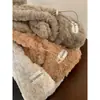 Chapéu de Urso de Pelúcia Fofo para Mulheres no Inverno, Máscara e Cachecol com Forro de Lã Engrossado, Chapéu Lei Feng Quente à Prova de Frio Tudo-em-Um para Ciclismo