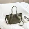 2026 Nuevo Bolso de Punto a Cuadros de un Solo Hombro para Mujer Bolso Cruzado de Gran Capacidad Bolso Retro Madre-Hijo Bolso Cubo para Viajes y Trabajo